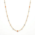 Aurora Pastel Gemstone Chain Necklace