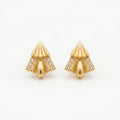 Golden Crest Premium Stud Earrings