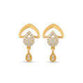 Golden Grace Crystal Drop Earrings
