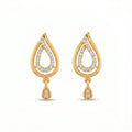 Teardrop Crystal Dangle Earrings
