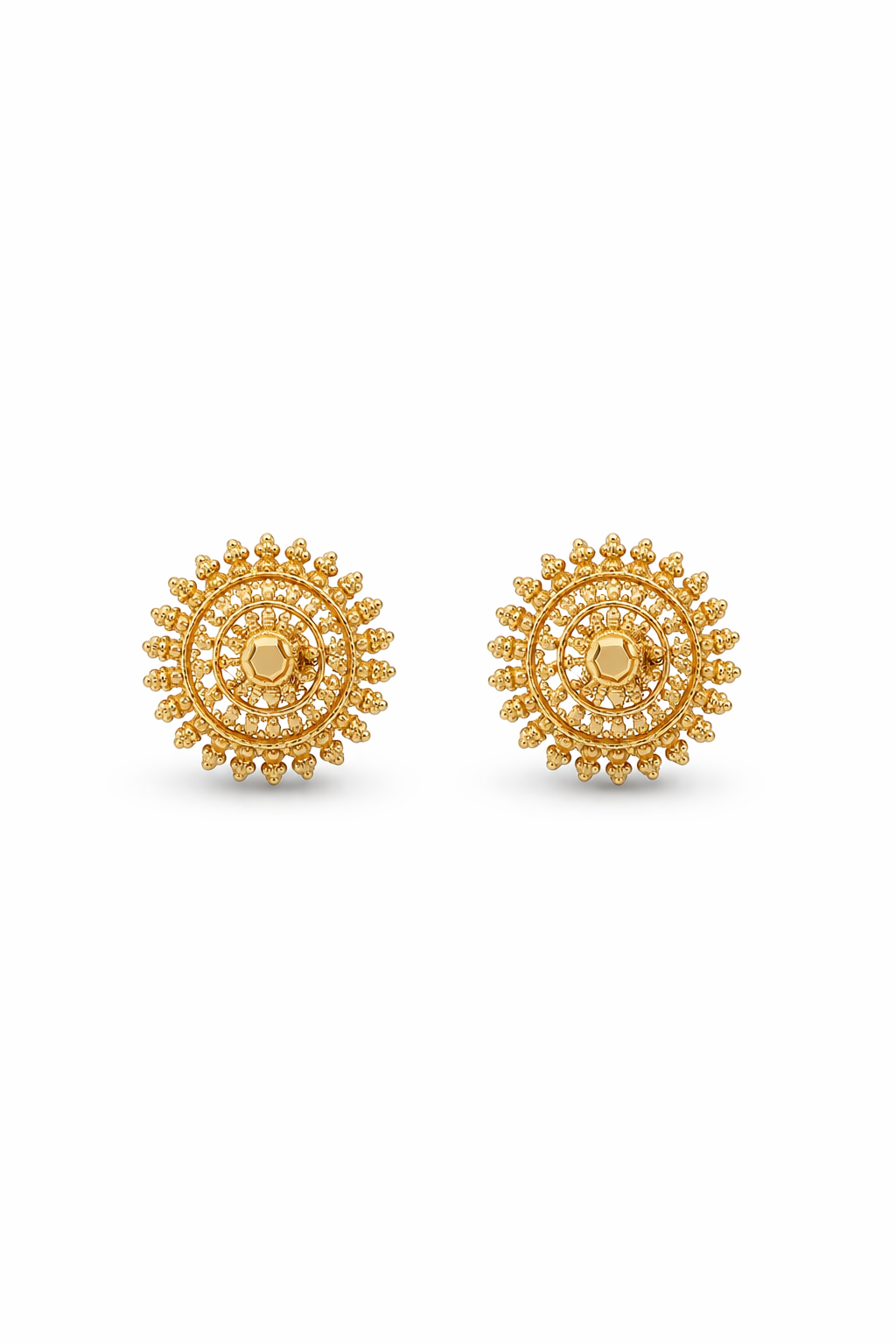 Sunburst Stud Earrings