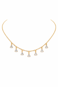 Crystal Triangle Charm Necklace