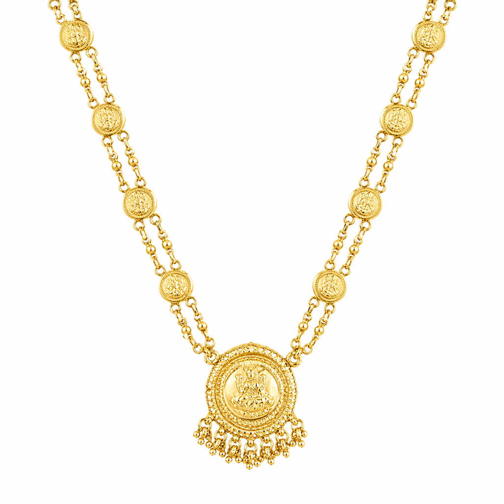 Lakshmi Hara Coin Necklace