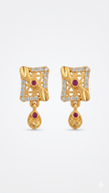 Ruby Drop Earrings