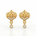 Classic Drop Stud Earrings