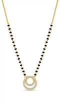 Elegant Double Circle Stone Mangalsutra