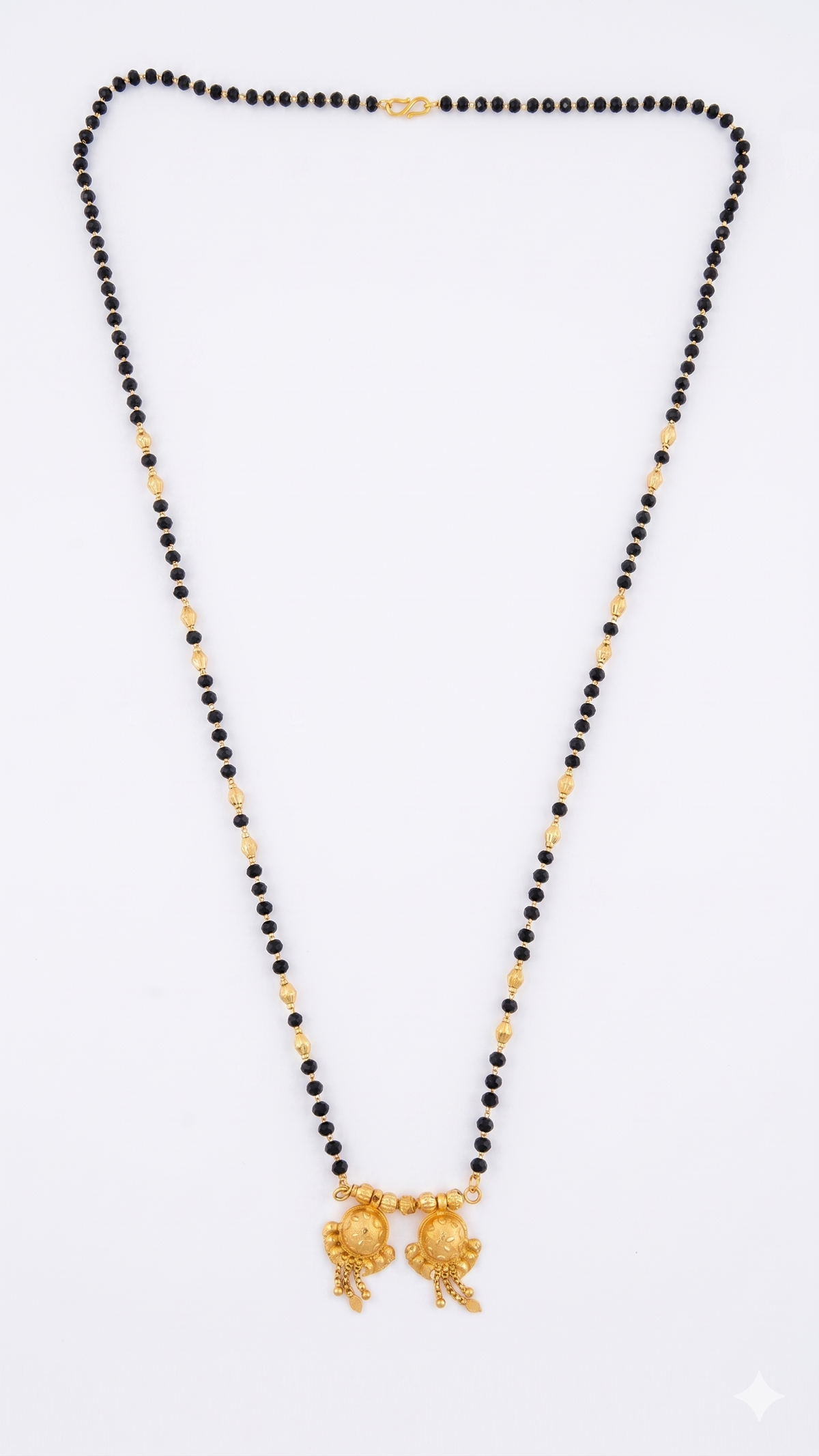 Traditional Long Dual Pendant Mangalsutra