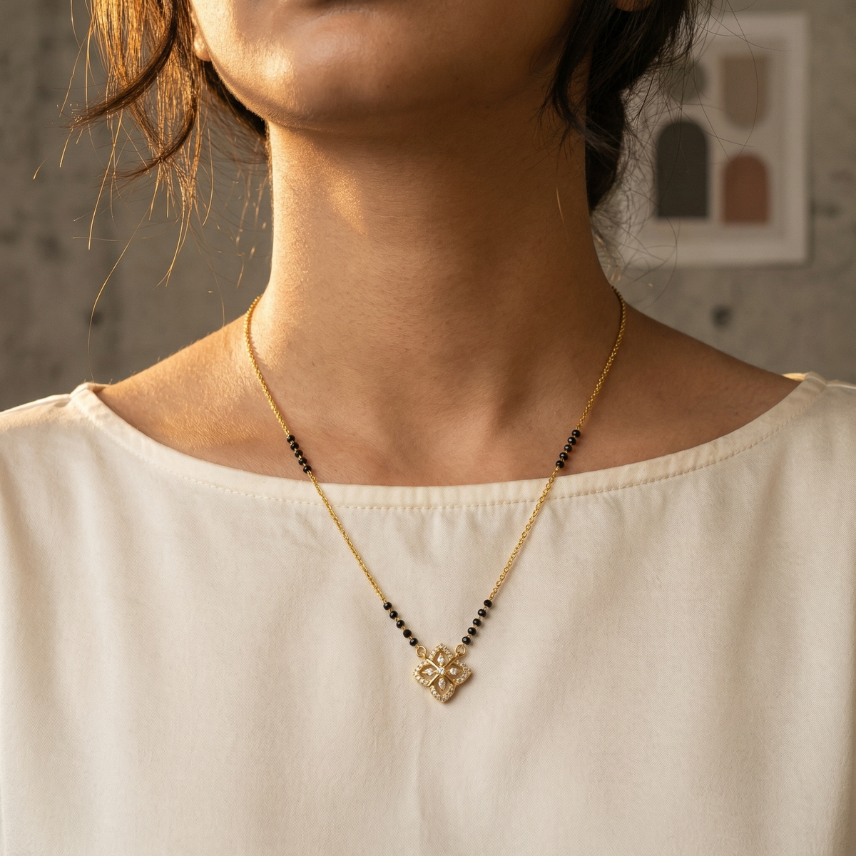 Floral Aura Mangalsutra