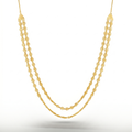 Maharashtrian Dual-Layer Floral Chain Haar