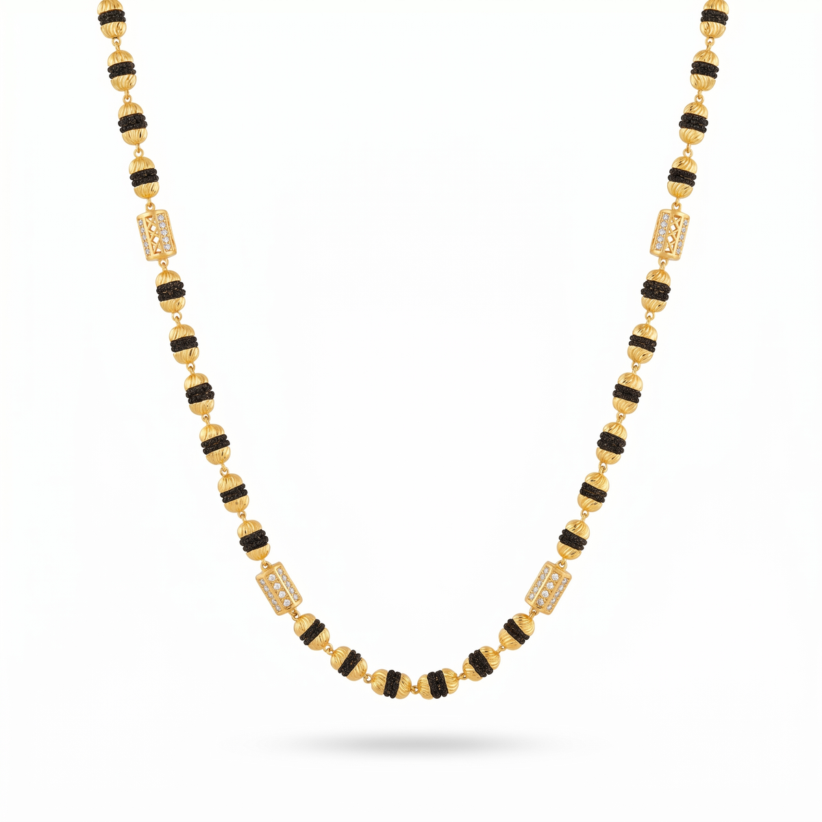 Veer Rudraksha Gold-Tone Mala