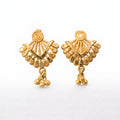 Sunburst Charm Stud Earrings