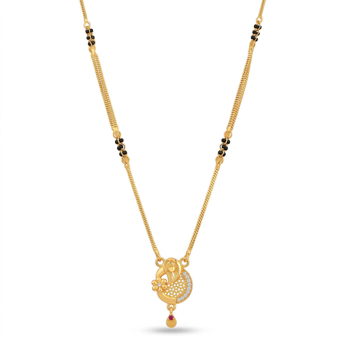 Floral Paisley Mangalsutra