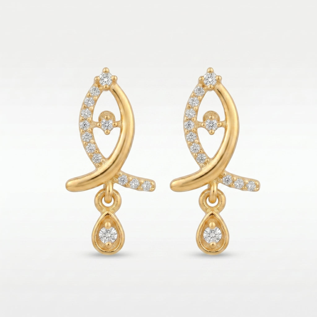 Leaf Drop Earrings