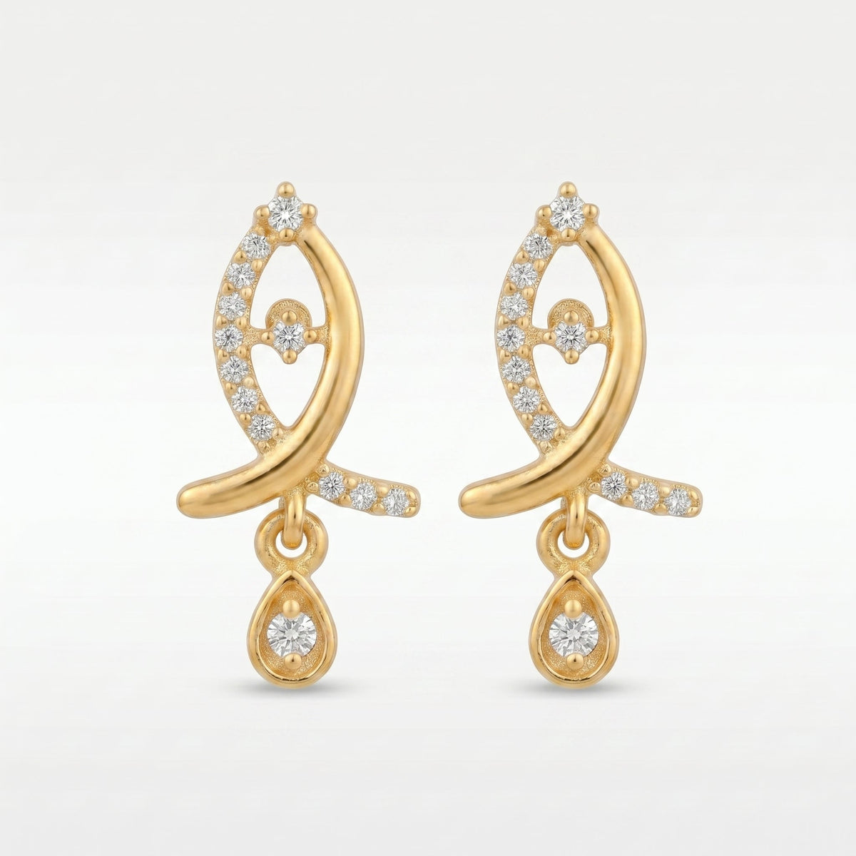 Leaf Drop Earrings