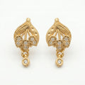 Elegant Leaf Drop Earrings