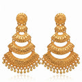 Royal Crescent Cascade Statement Earrings