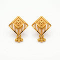 Royal Blossom Geometric Earrings