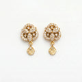 Royal Blossom Sparkle Drop Earrings