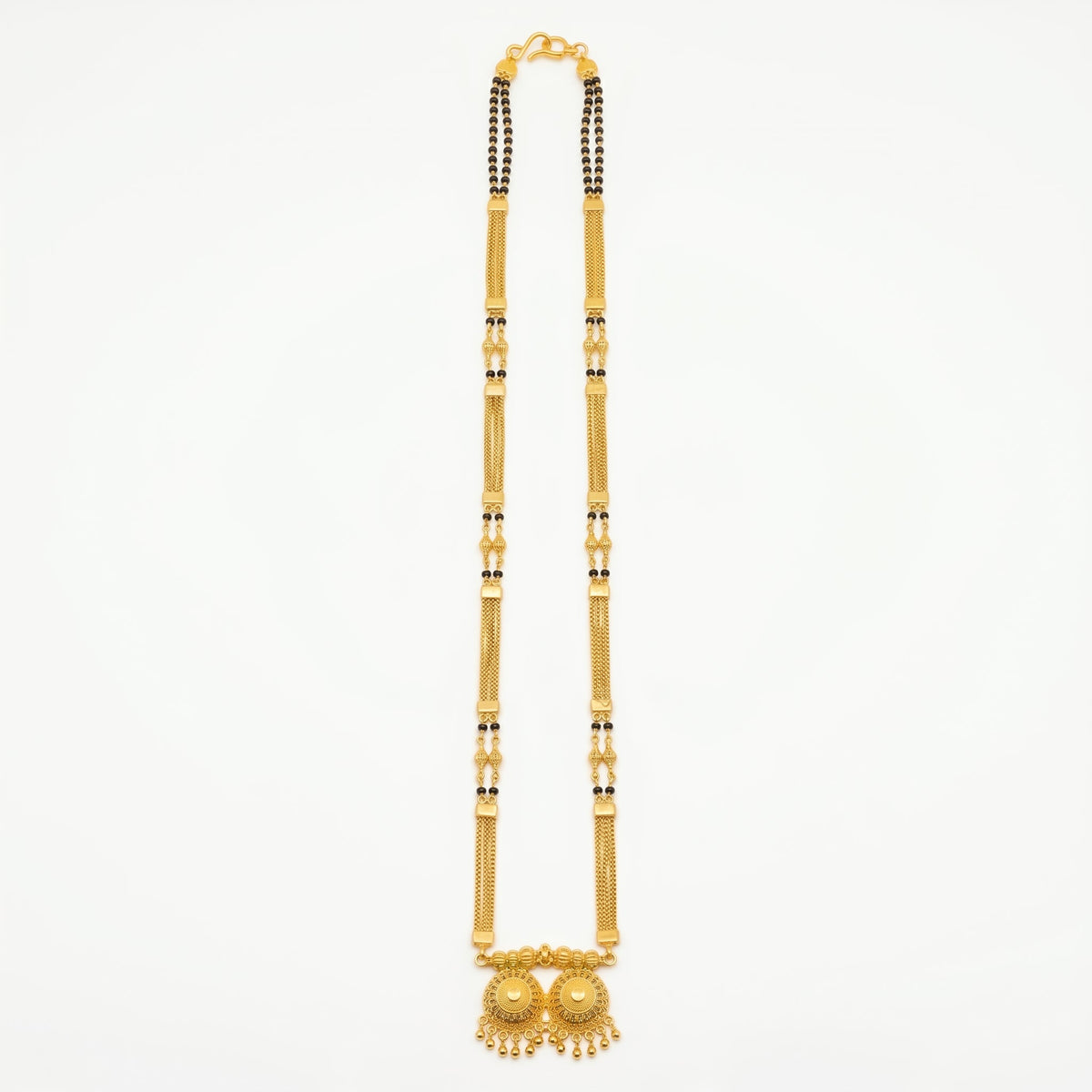Aarvika Royale Long Mangalsutra – Premium 24K Gold Plated Traditional Necklace