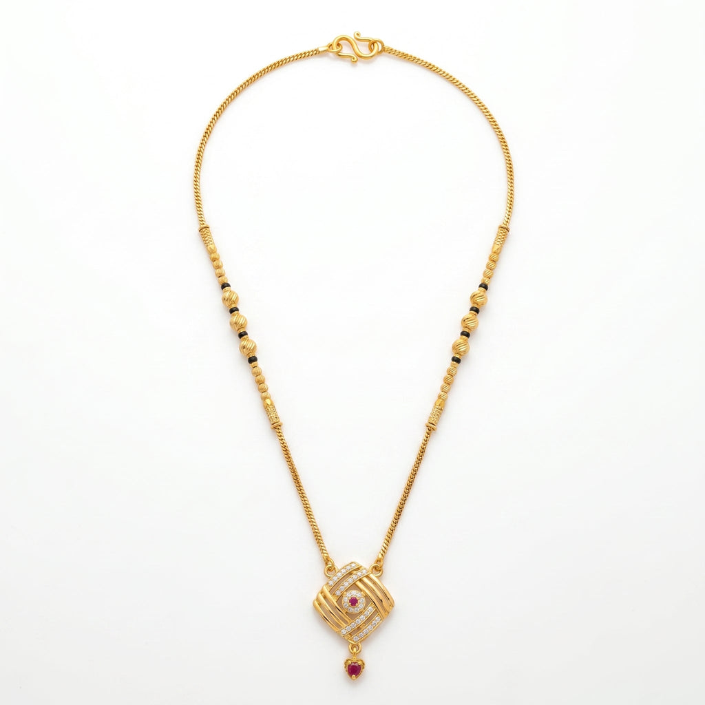 Ruby Aura Mangalsutra
