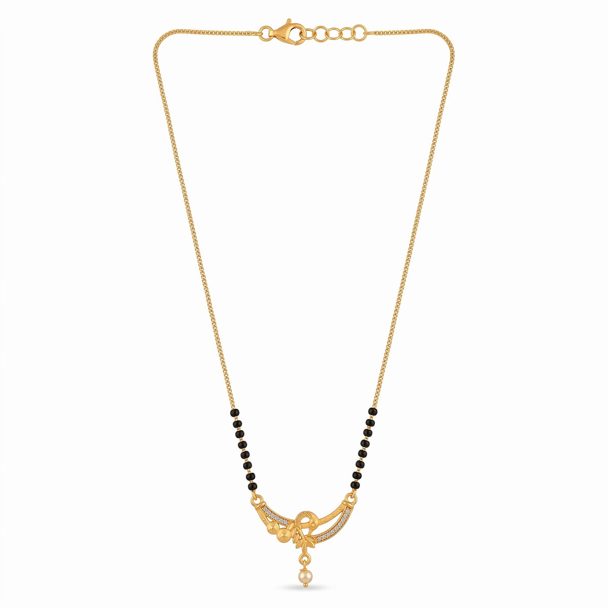 Aarohi Leaf Charm Mangalsutra