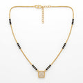 Square Pavé Mangalsutra