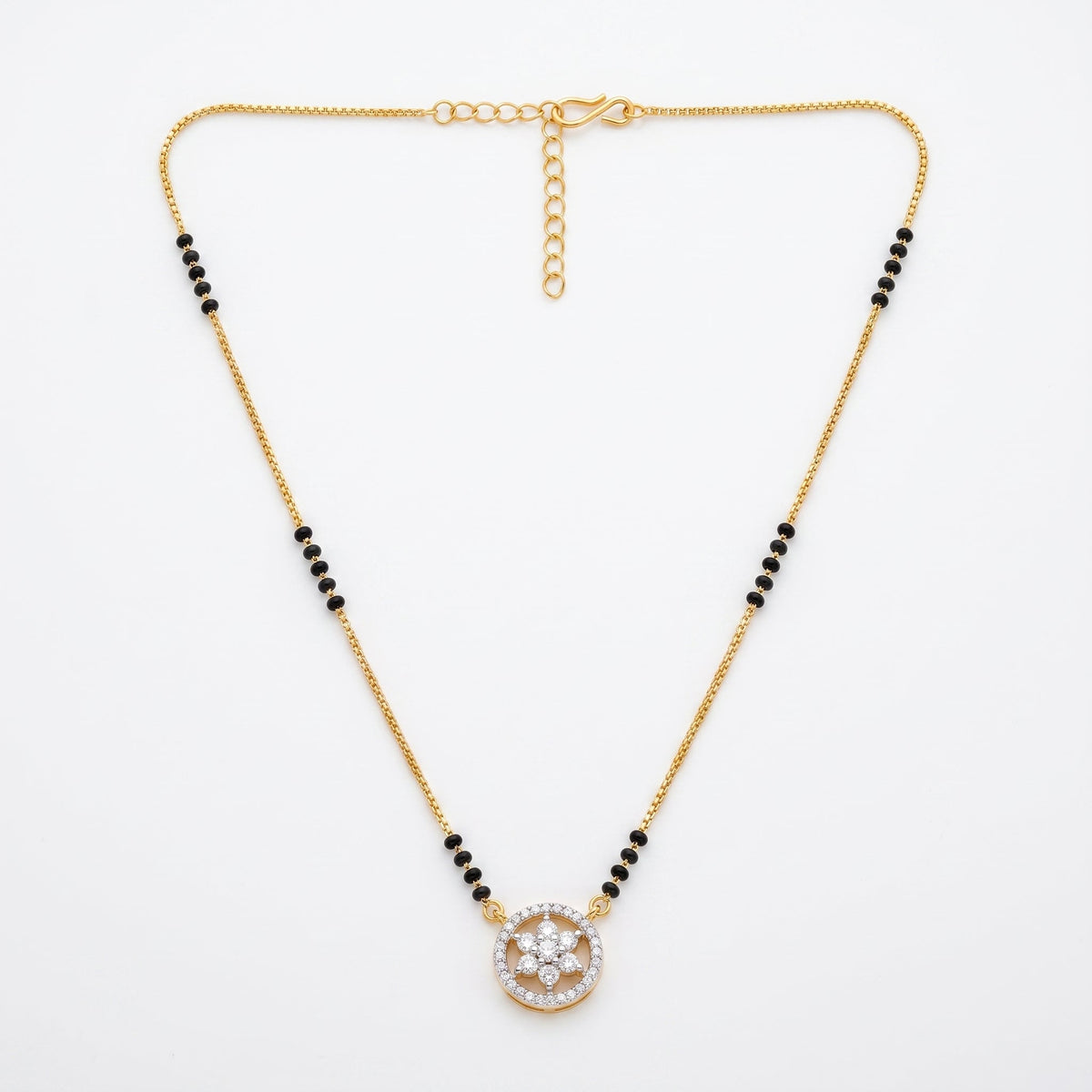 Circular Floral Mangalsutra