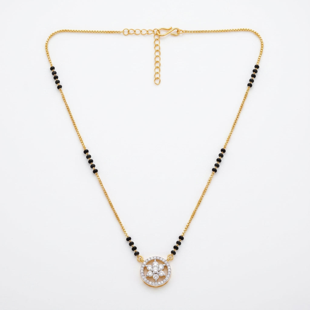 Circular Floral Mangalsutra