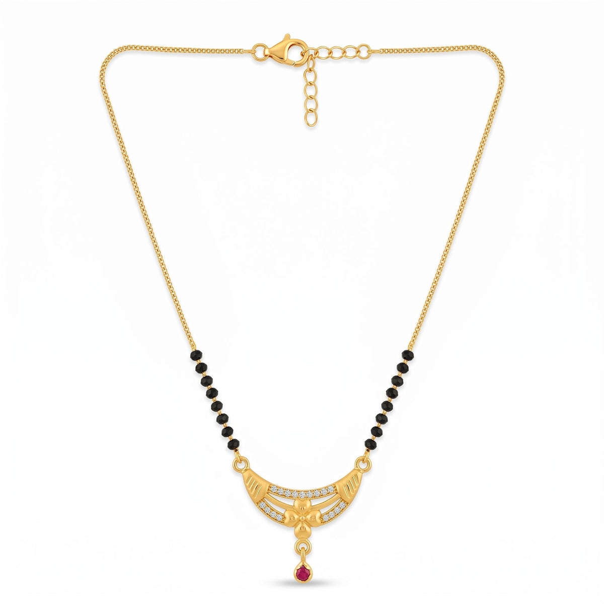 Royal Crescent Charm Mangalsutra