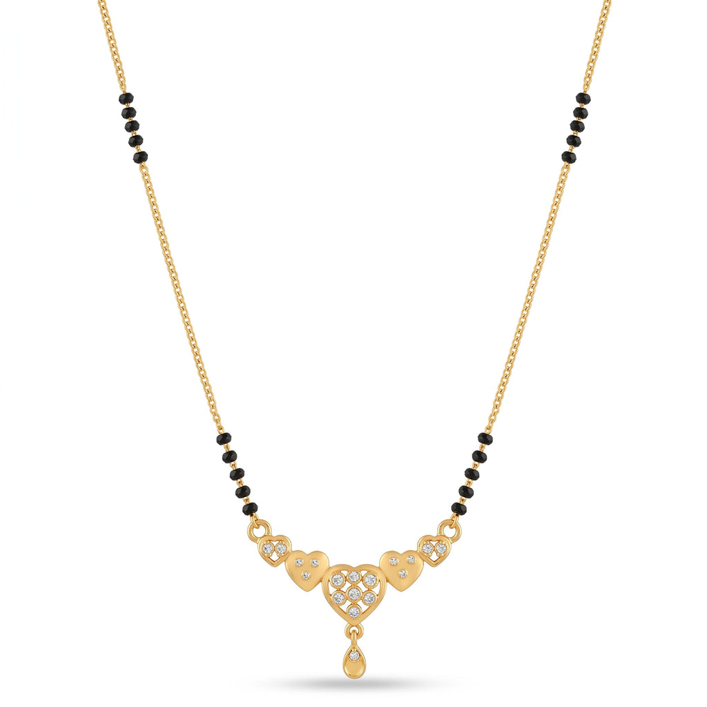 Svarna Heart Charm Mangalsutra