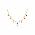 Crimson Drop Necklace