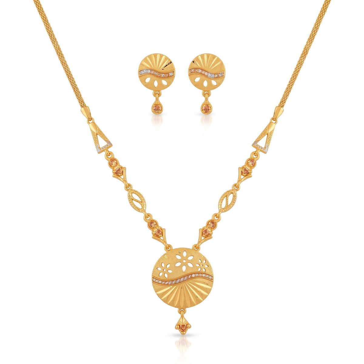 Golden Bloom Radiance Necklace