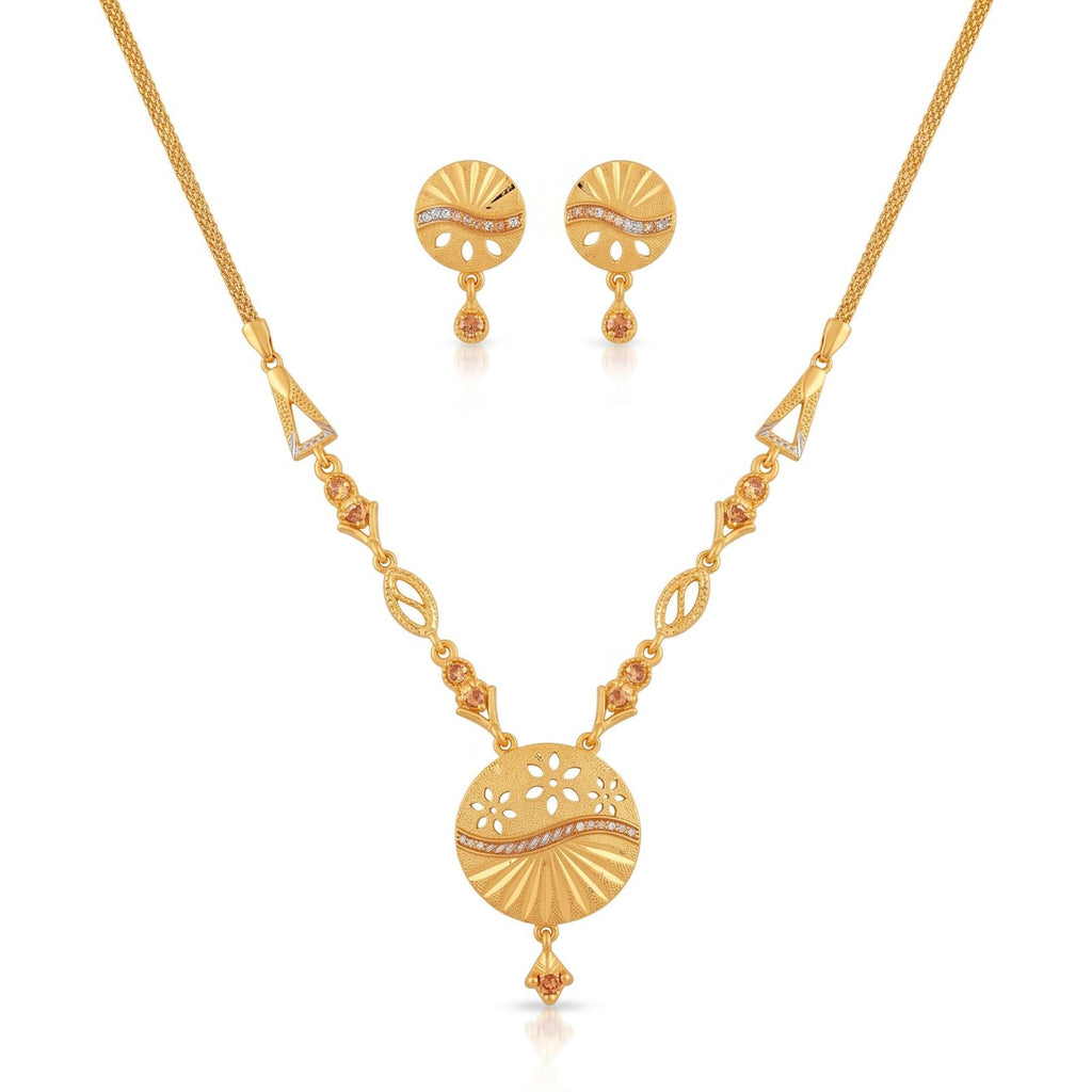 Golden Bloom Radiance Necklace