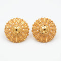 Radiant Sunburst Stud Earrings