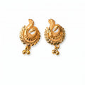 Royal Peacock Stud Earrings