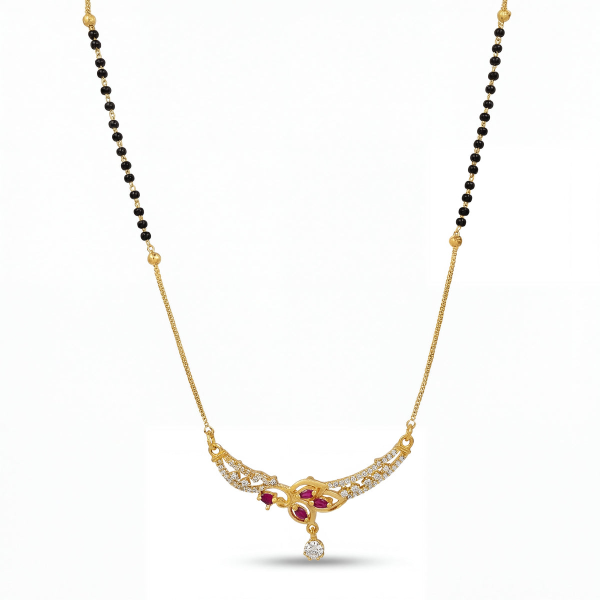 Ira Ruby Curve Mangalsutra