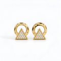 Aurelia Trinity Halo Studs
