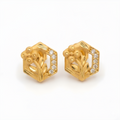 Elara Hexa Stud Earrings
