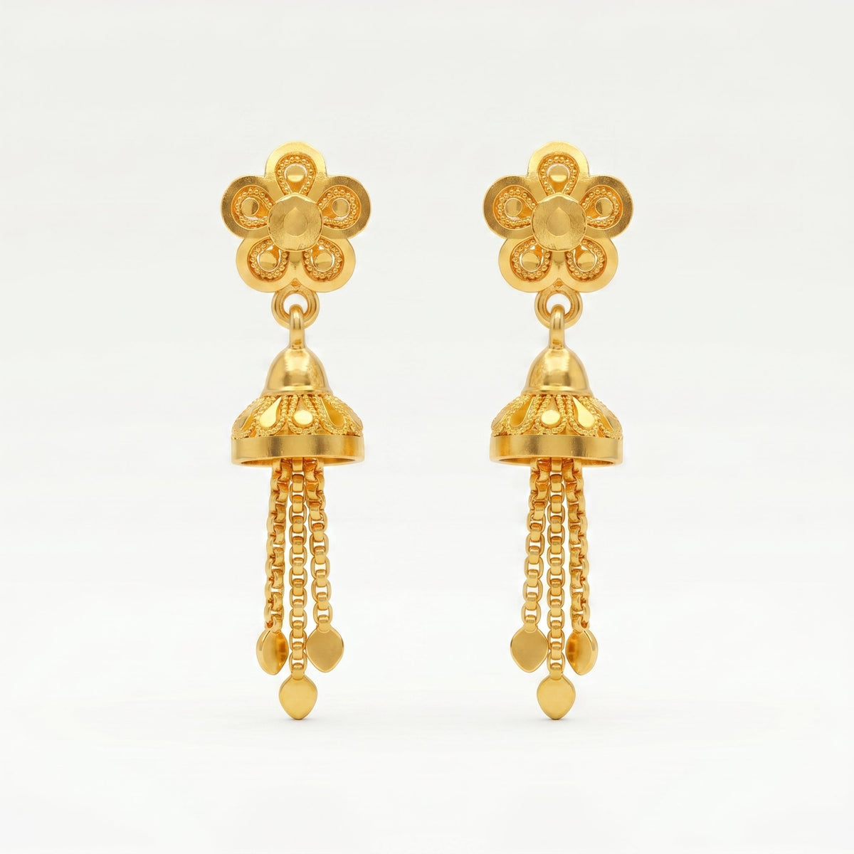 Maharani Bloom Drop Earrings