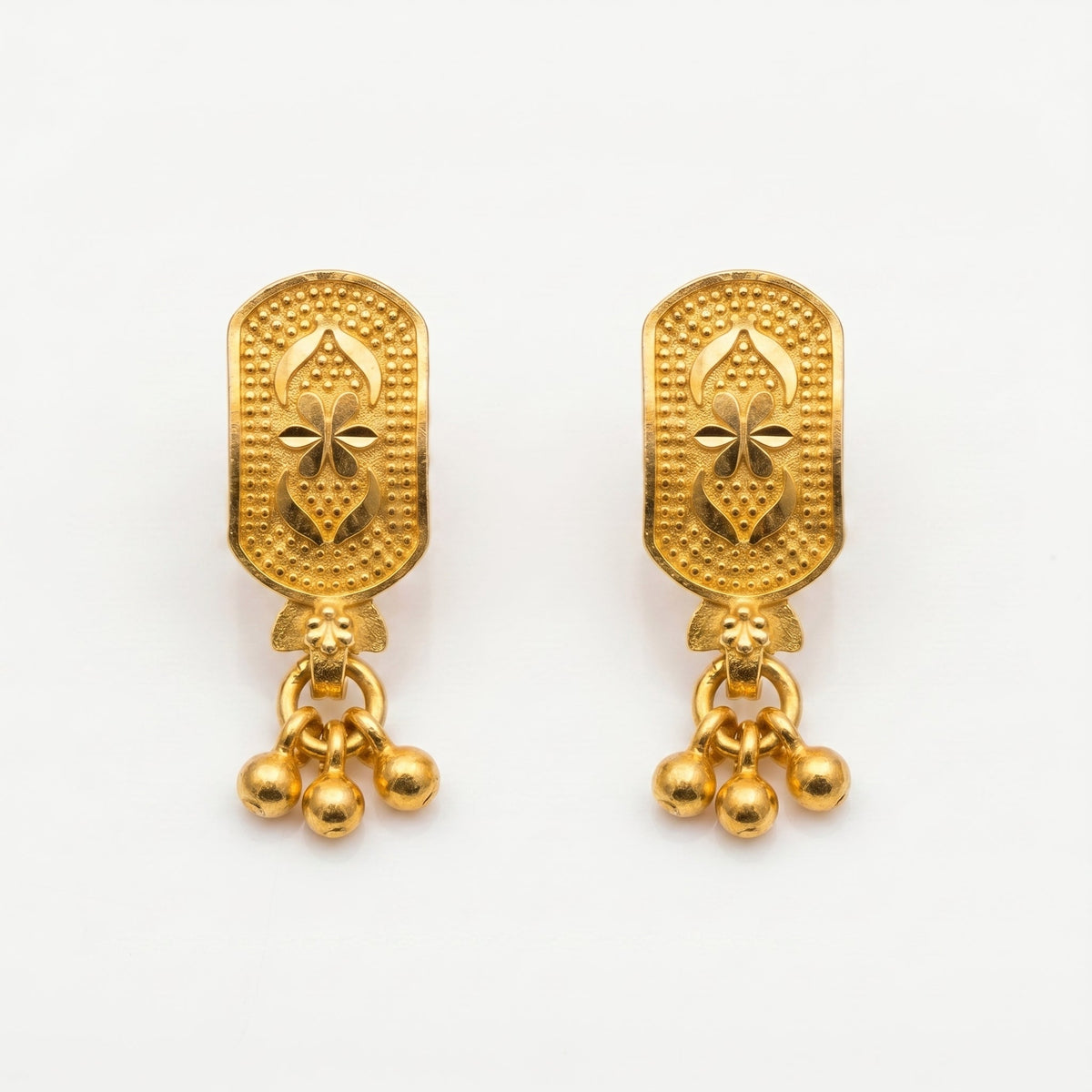 Royal Fleur Drop Earrings