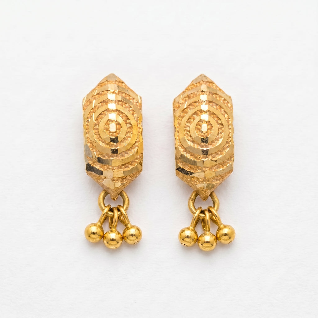 Regal Orbit Drop Earrings