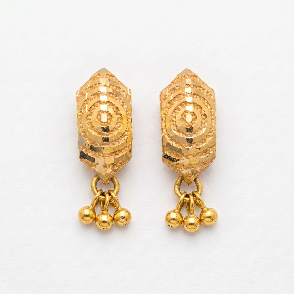 Regal Orbit Drop Earrings