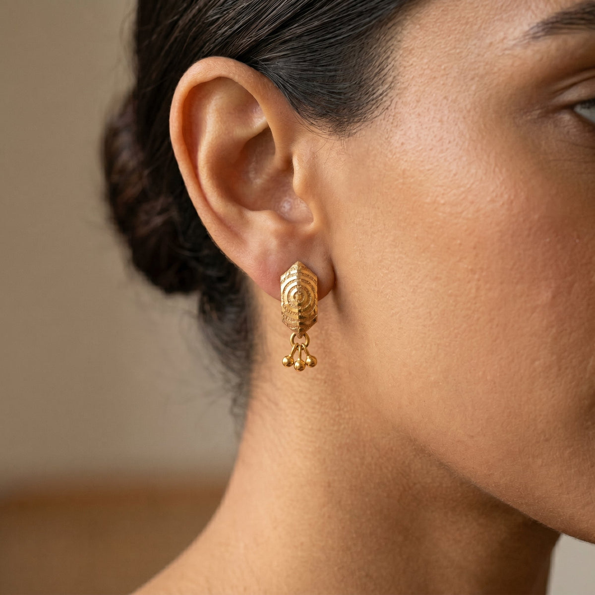 Regal Orbit Drop Earrings