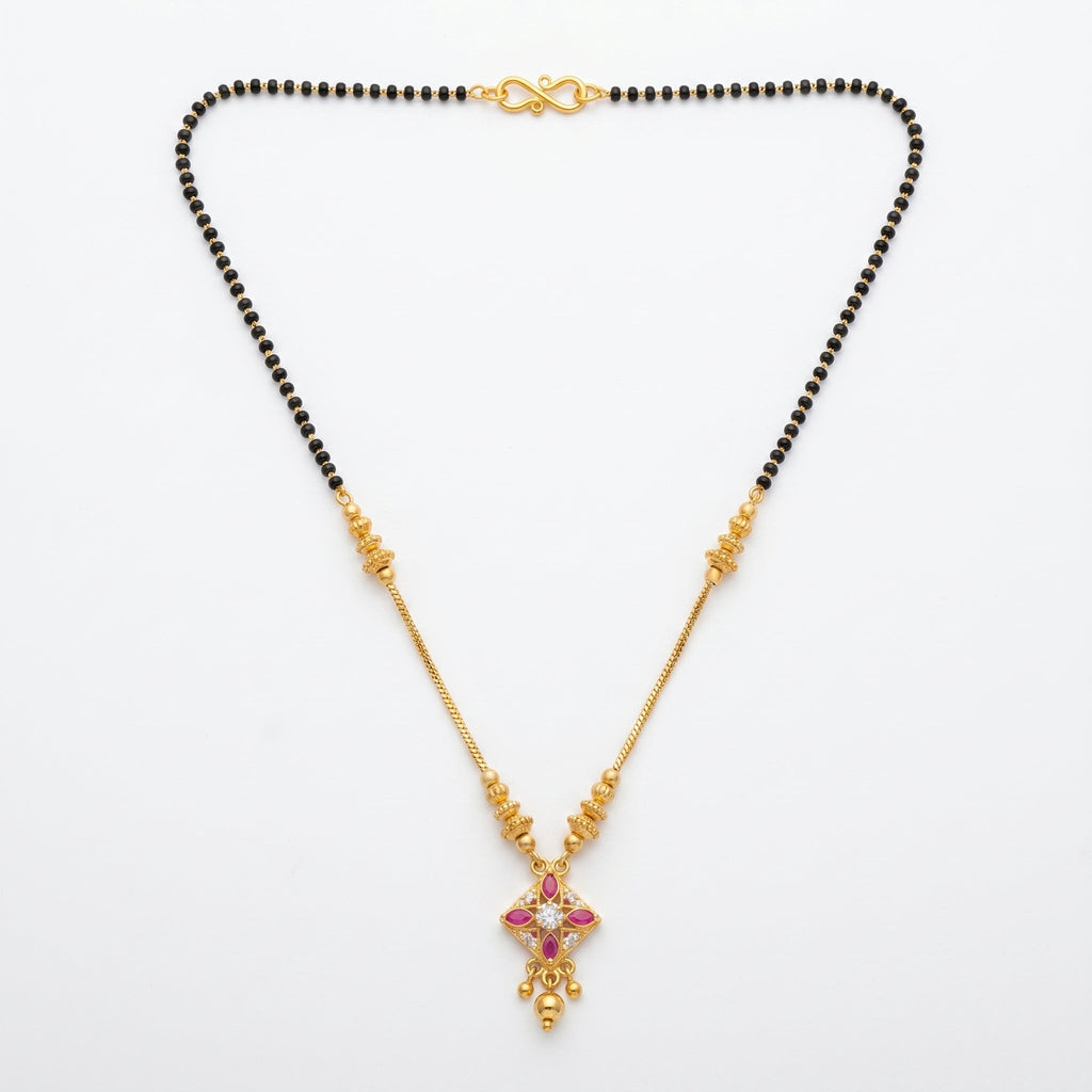 Ruby Blossom Premium Mangalsutra