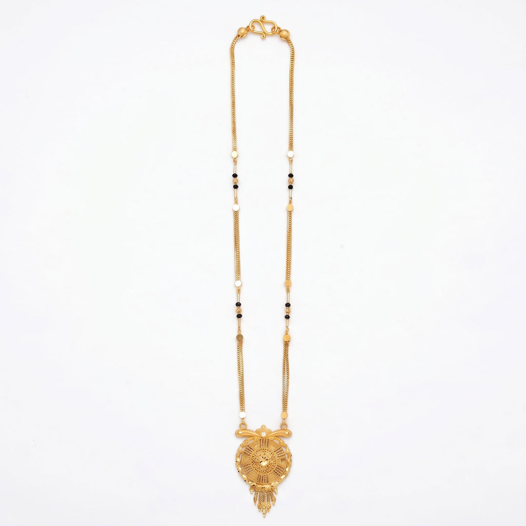 Aarohi Royale Twin-Bead Long Mangalsutra