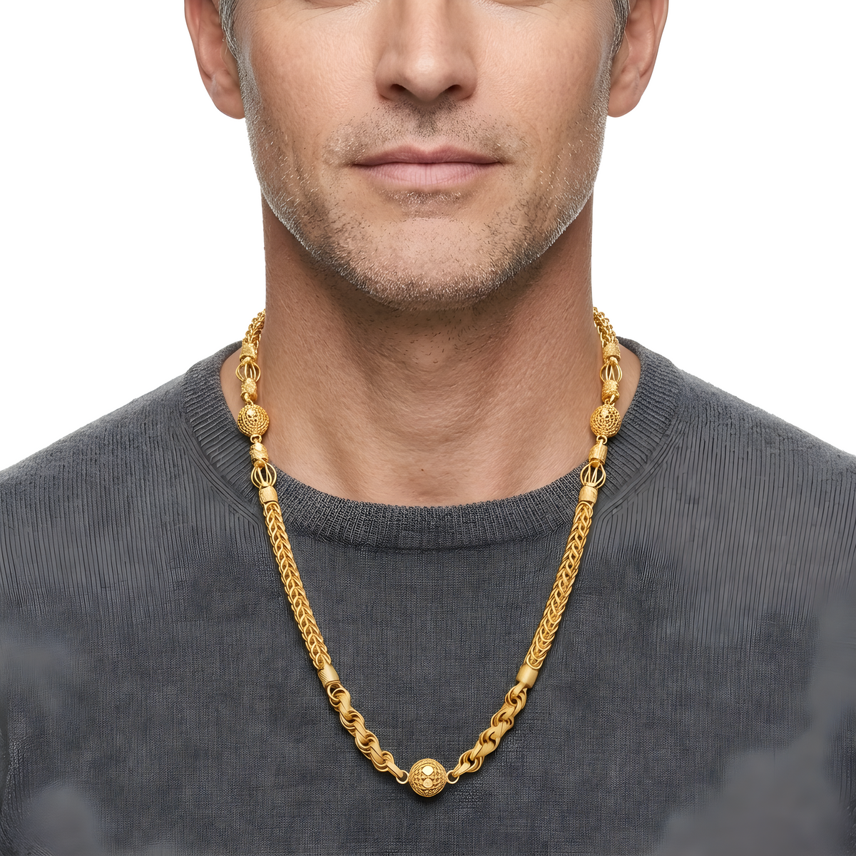 Heritage Dual-Link Beaded Chain