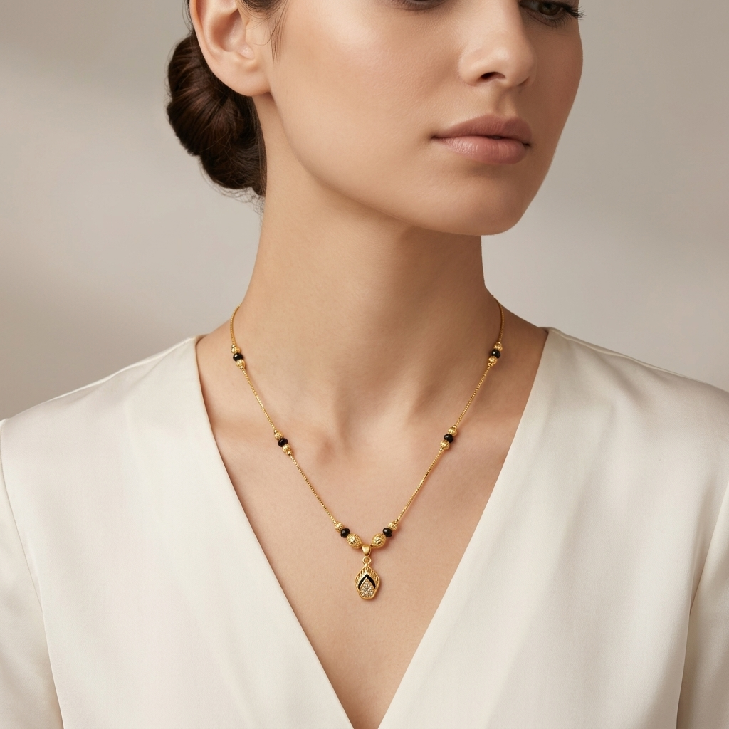 Swarna Teardrop Grace Mangalsutra
