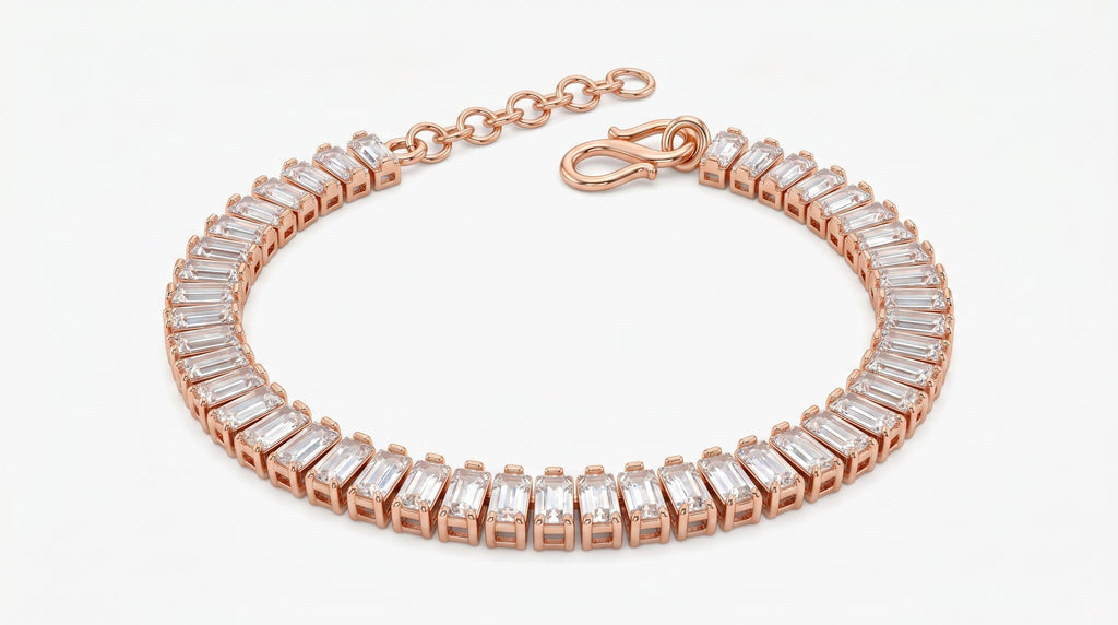 Zyra Baguette Luxe Bracelet
