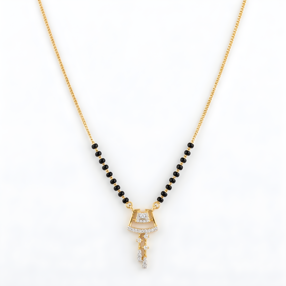 Elegant Drape Tassel Mangalsutra