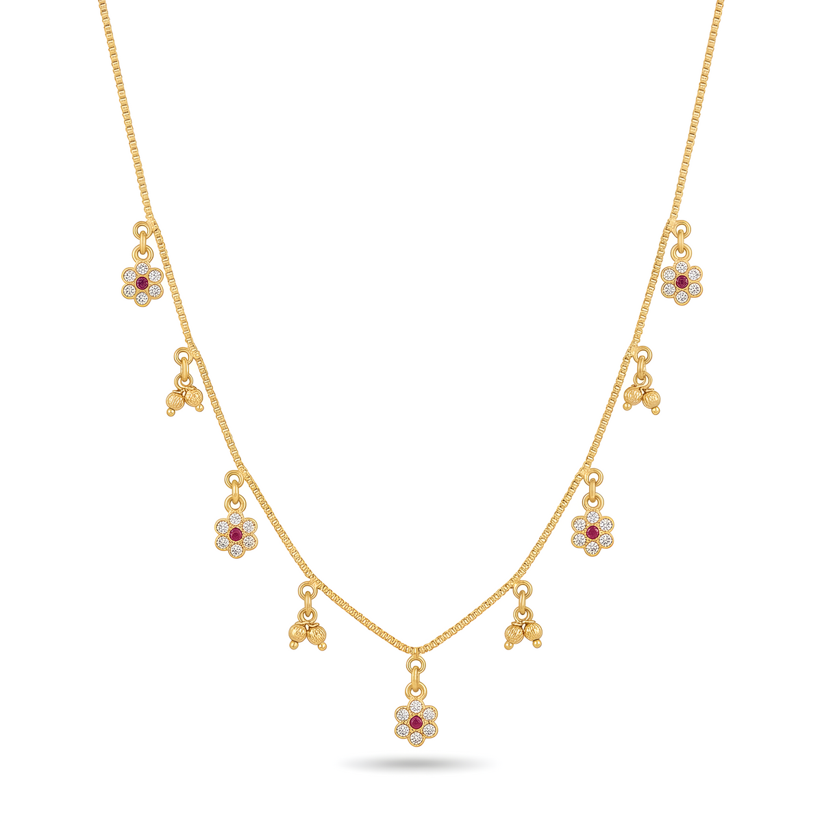 Floral charm Necklace